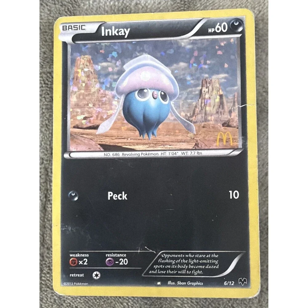 Inkay 006/012 McDonald's 2014 Holo